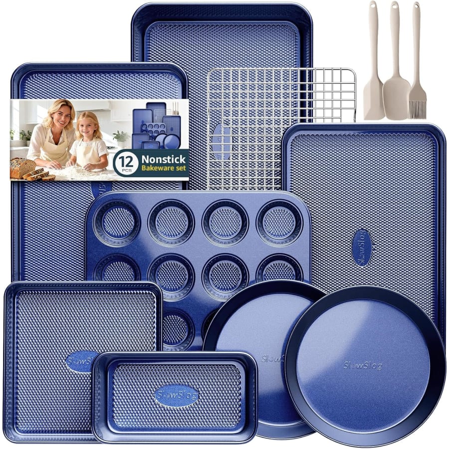 12-Piece Nonstick Bakeware Set: $46 12-Piece Nonstick Bakeware Set: $46