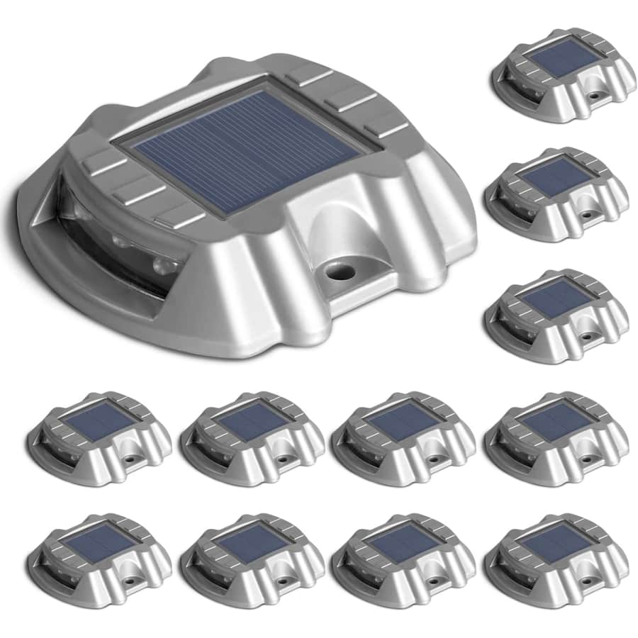 Solar Powered Driveway Light 12-Pack: $40