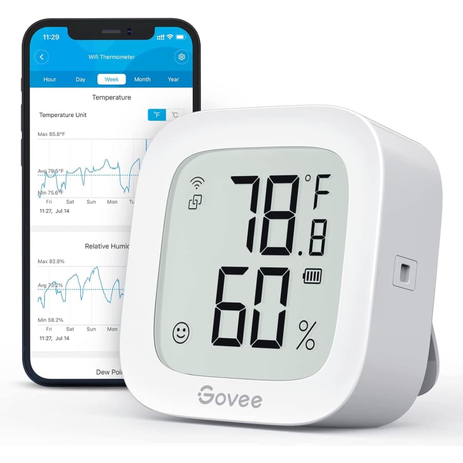 Govee H5103 WiFi Thermometer and Hygrometer: $37.99