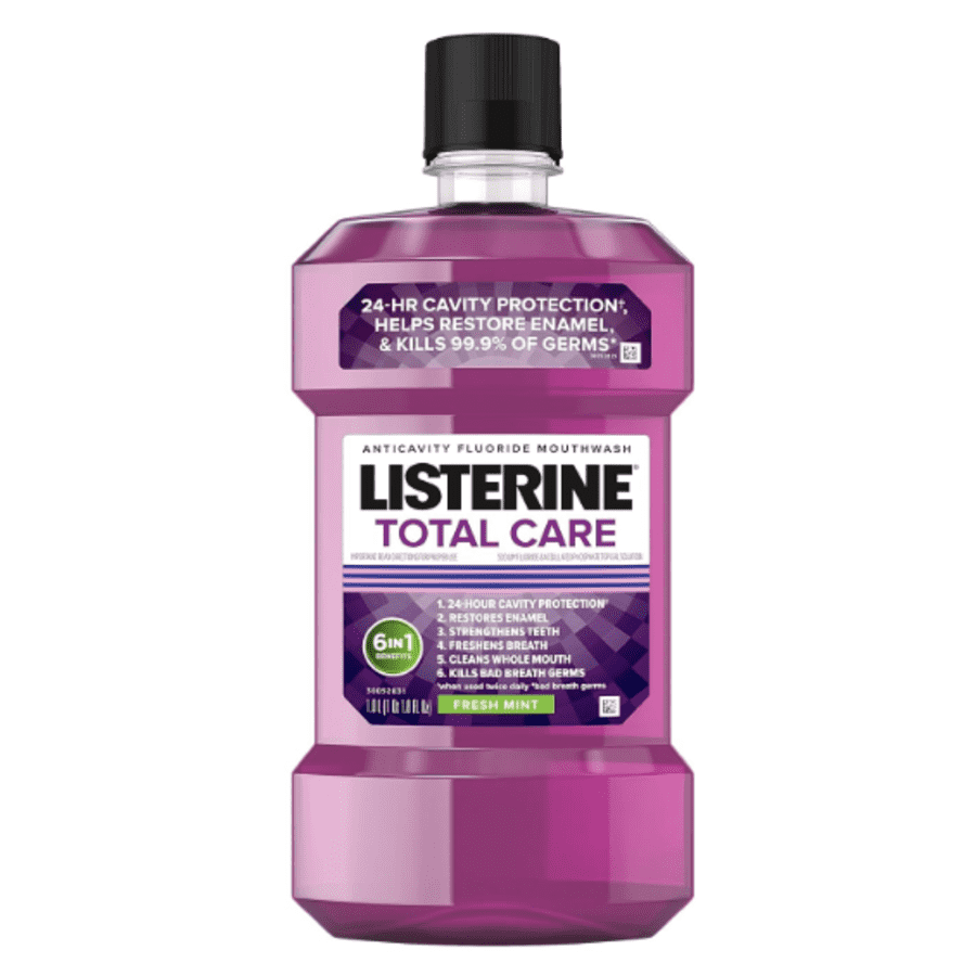 Listerine Total Care 1L Anticavity Fluoride Mouthwash: $6.39 via Subscribe & Save