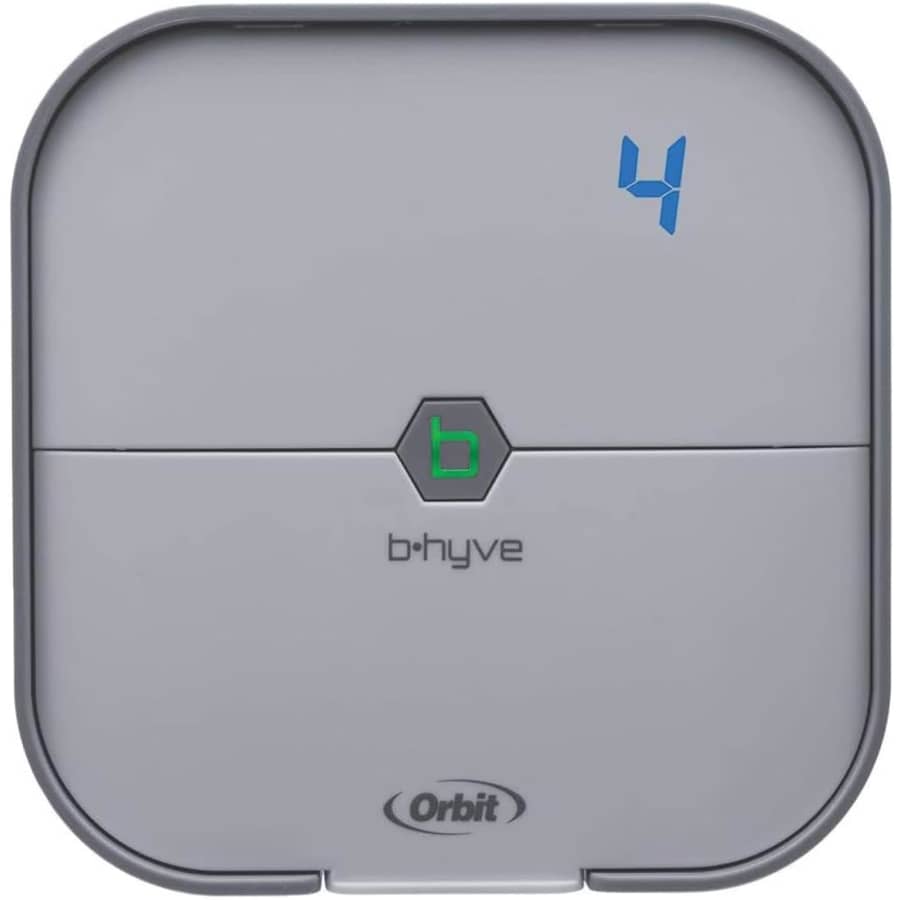 Orbit 57915 B-hyve 4-Zone Smart Sprinkler Controller: $45