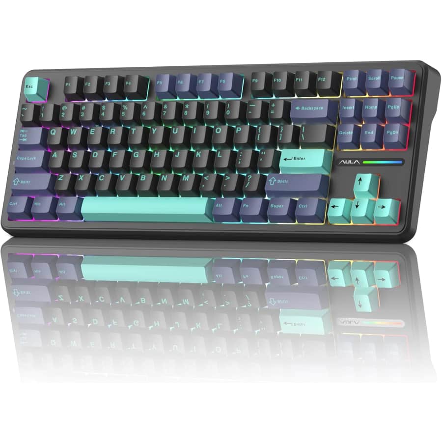Aula F87 Pro Wireless Mechanical Keyboard: $47.59