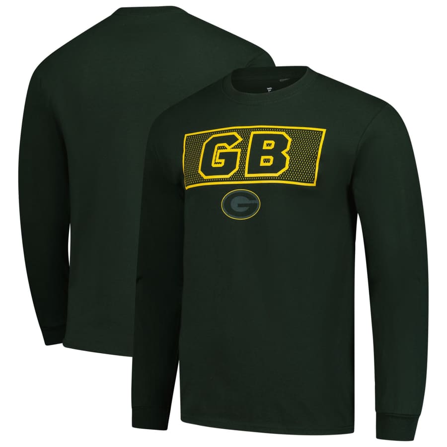Fanatics Men's Green Bay Packers Green Squad Long Sleeve T-Shirt: $14