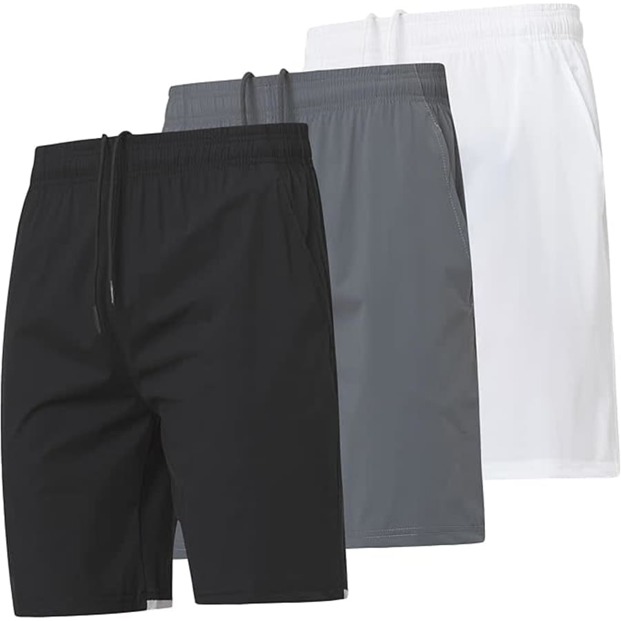 Ultra Performance Men's Athletic Running Shorts 3-Pack (L only): $10