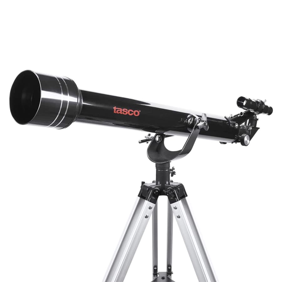 Tasco Novice 60x800mm f/13 AZ Refractor Telescope w/Tripod: $29.99