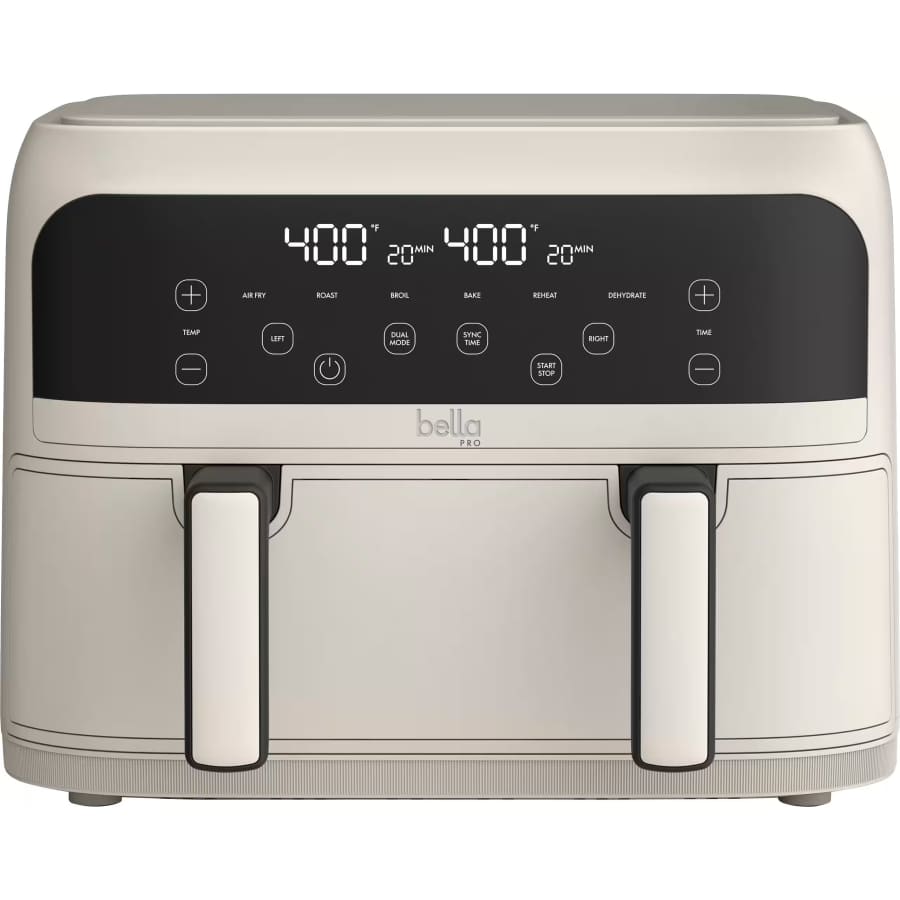 Bella PRO 4-Quart TriZone Touchscreen Air Fryer: $45 Bella PRO 4-Quart TriZone Touchscreen Air Fryer: $45