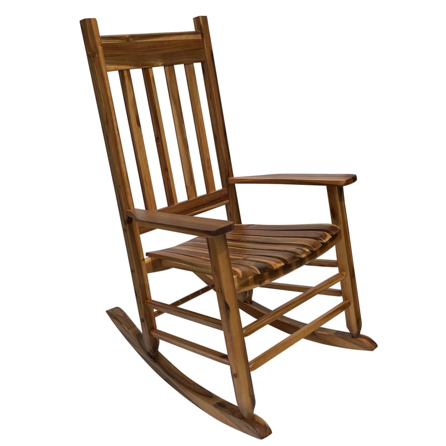 Style Selections Wood Frame Rocking Chair: $89 in cart