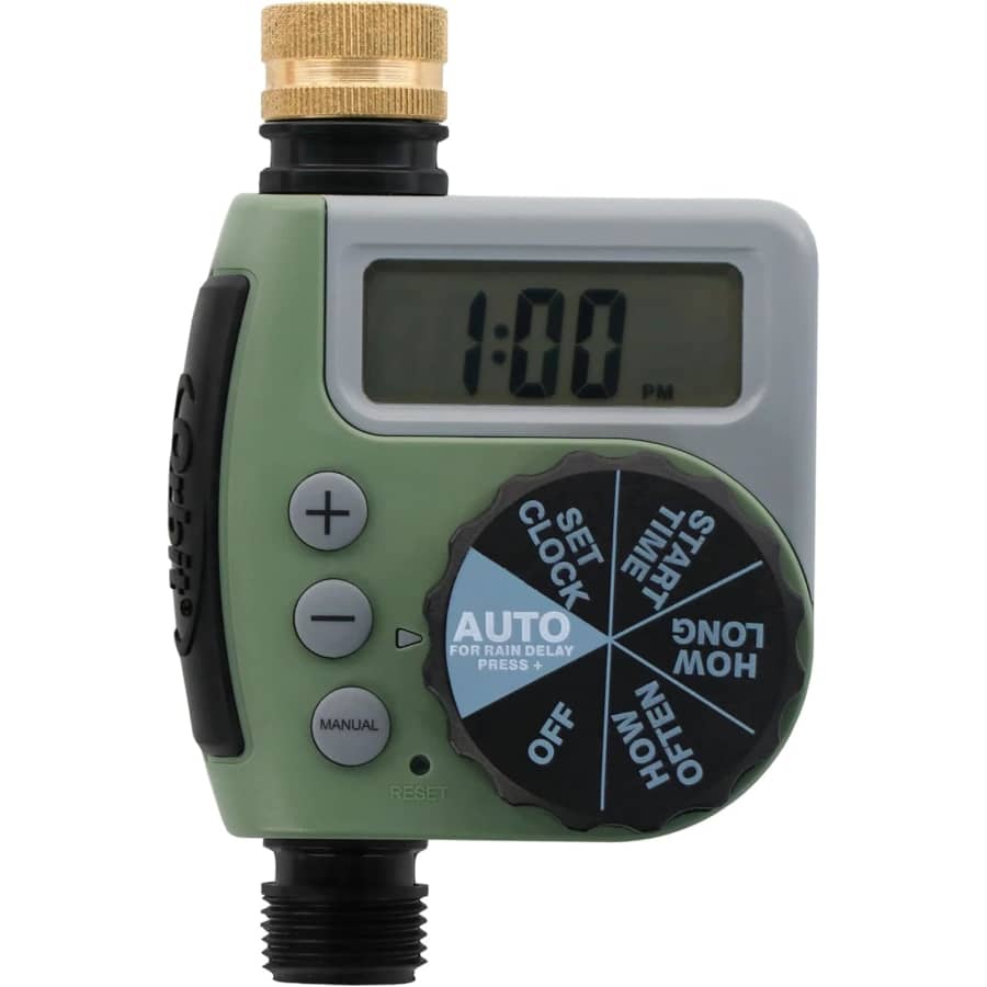 Orbit One-Outlet Single-Dial Hose Faucet Timer: $24