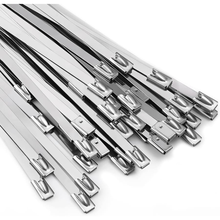 304 Stainless Steel 11.8" Zip Tie 100-Piece Set: $8 304 Stainless Steel 11.8" Zip Tie 100-Piece Set: $8