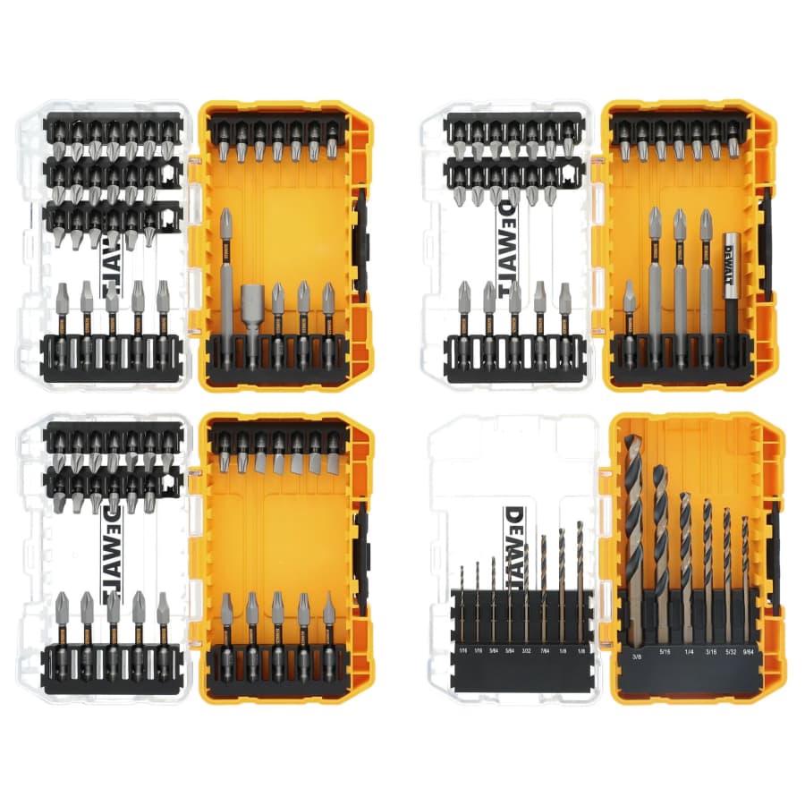 DeWalt 110-Piece Tough Grip Screwdriver Bit Set: $35 DeWalt 110-Piece Tough Grip Screwdriver Bit Set: $35