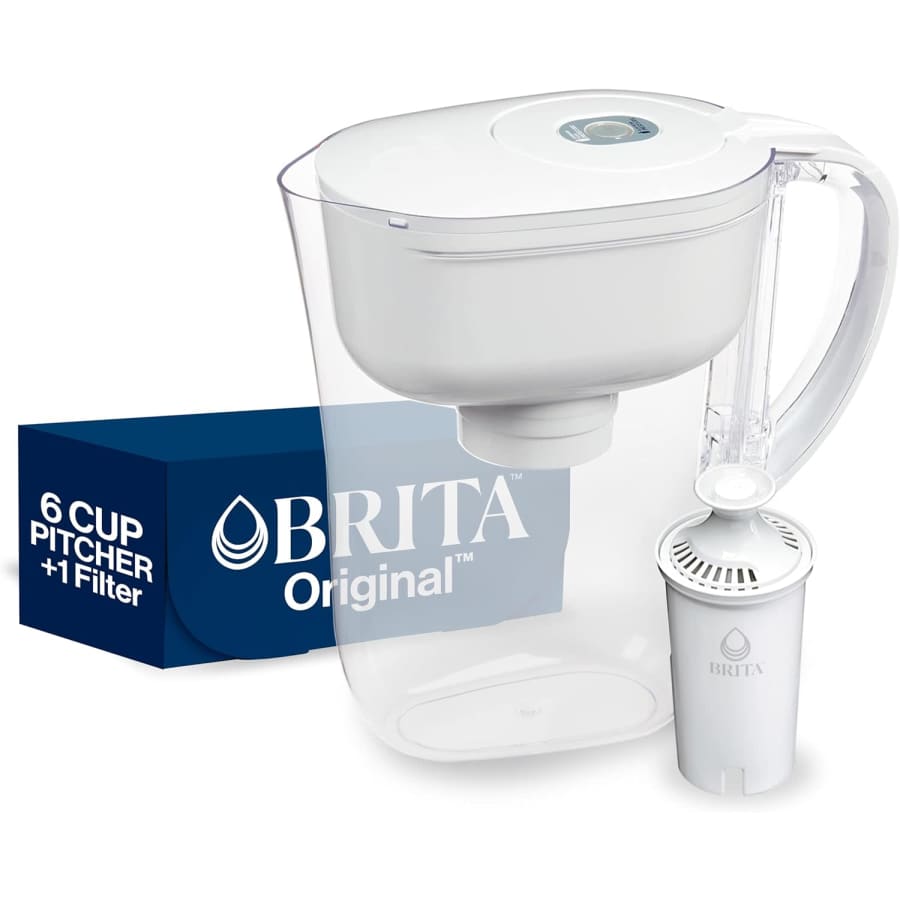 Brita 6-Cup Metro Water Filter Pitcher w/ SmartLight: $15