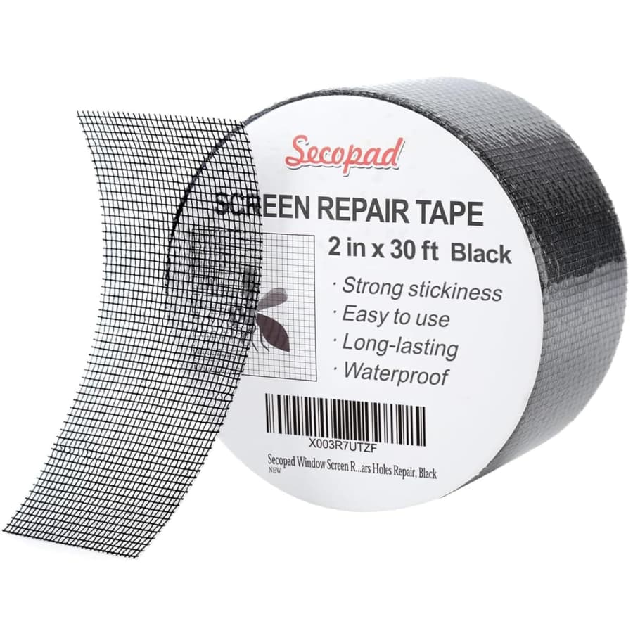 30-Foot Black Window Screen Repair Tape: $6 30-Foot Black Window Screen Repair Tape: $6