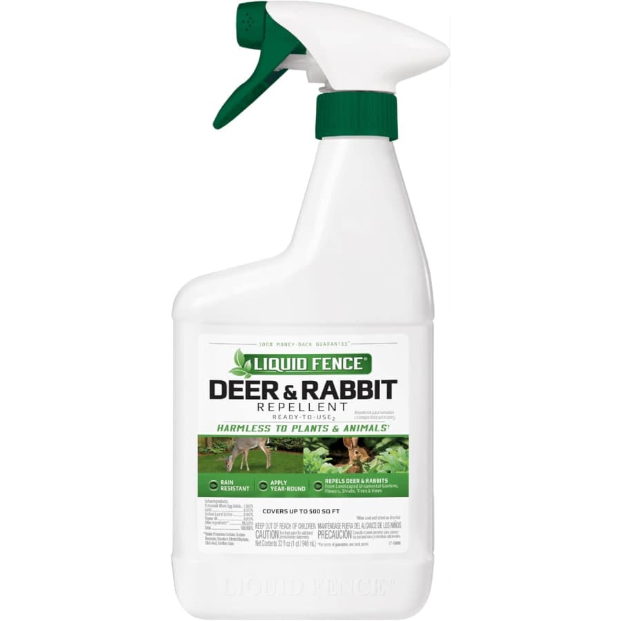 Liquid Fence 32-oz. Deer & Rabbit Repellant Spray: $7.19 w/ Prime
