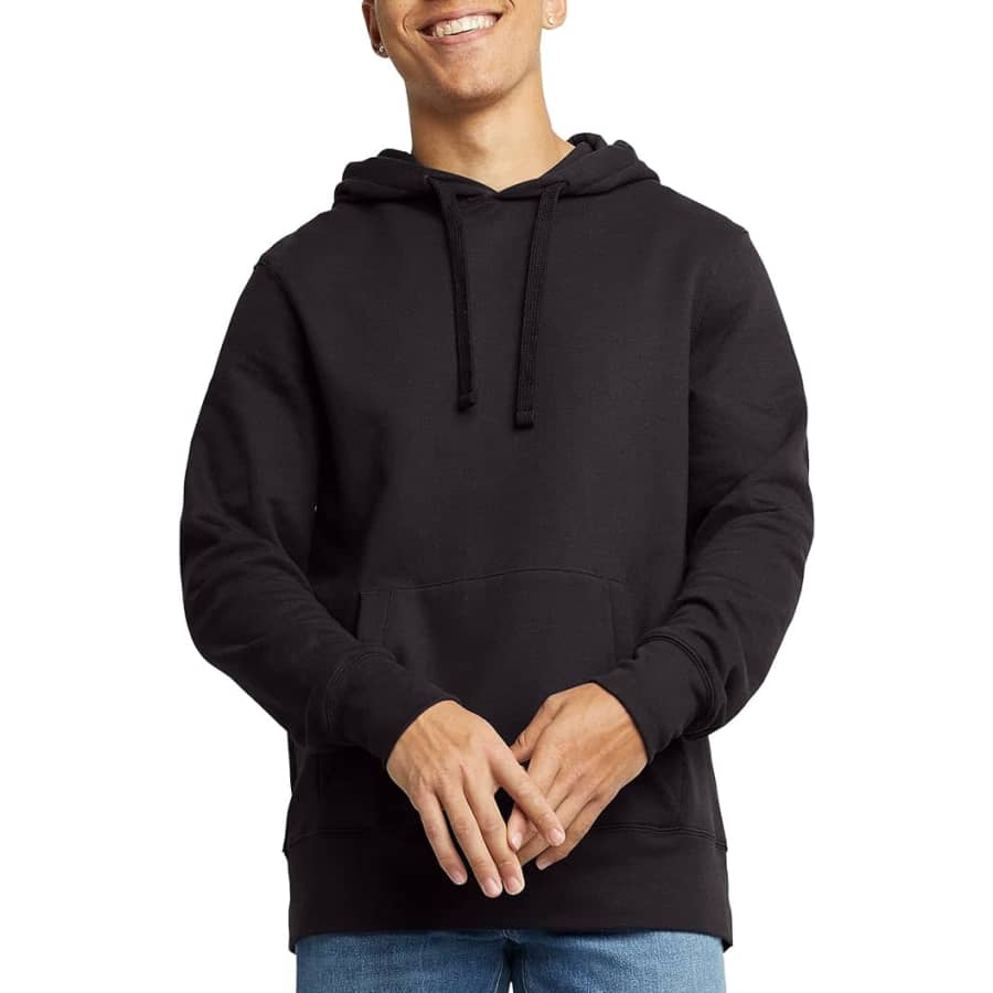Hanes Men's Originals Midweight Fleece Hoodie: $7 Hanes Men's Originals Midweight Fleece Hoodie: $7