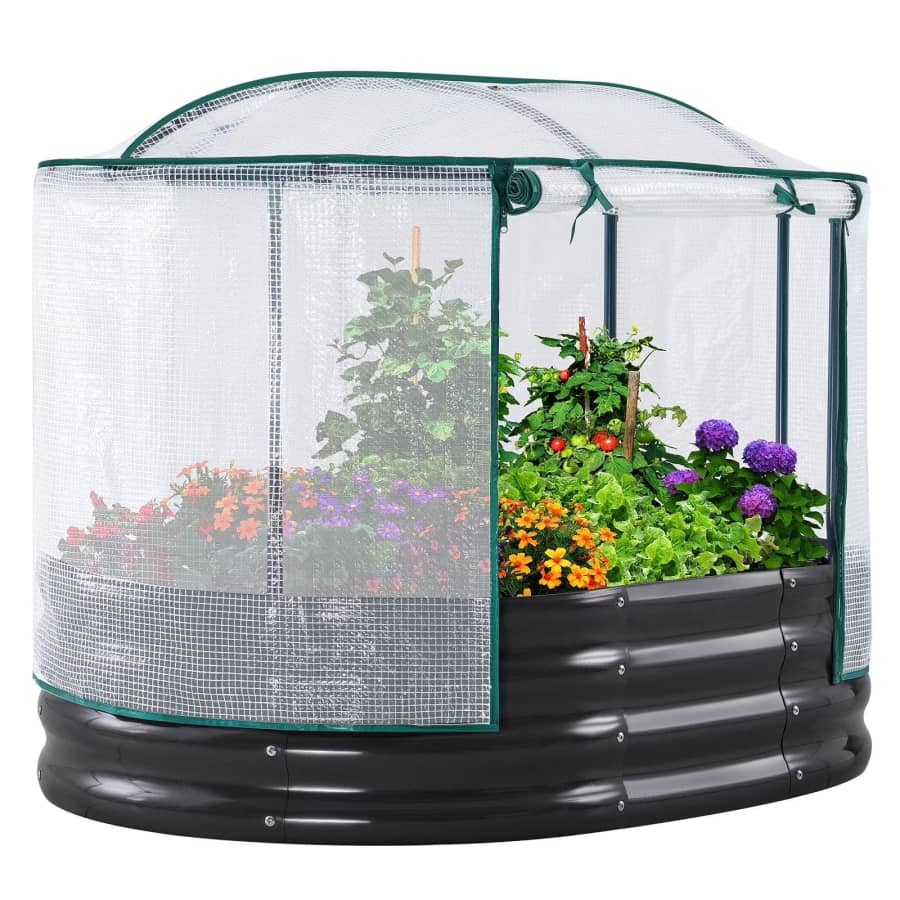 King Bird 4x3x1-Foot Raised Garden Bed with Cover: $68.99 King Bird 4x3x1-Foot Raised Garden Bed with Cover: $68.99