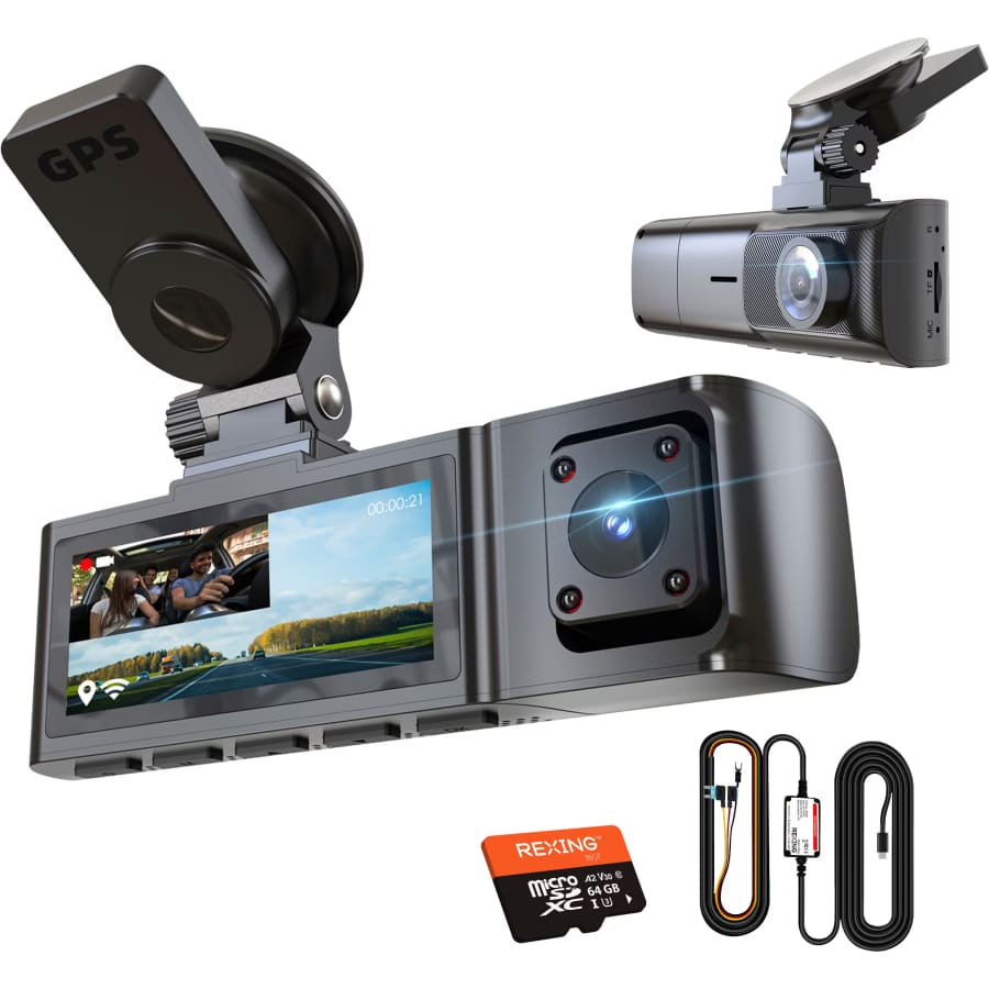 Rexing R316 4K Front & Cabin Cam: $150