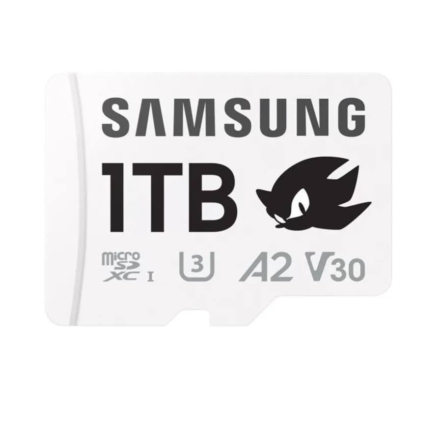 Samsung PRO Plus Sonic the Hedgehog 1TB microSDXC Memory Card + Adapter: $90 Samsung PRO Plus Sonic the Hedgehog 1TB microSDXC Memory Card + Adapter: $90