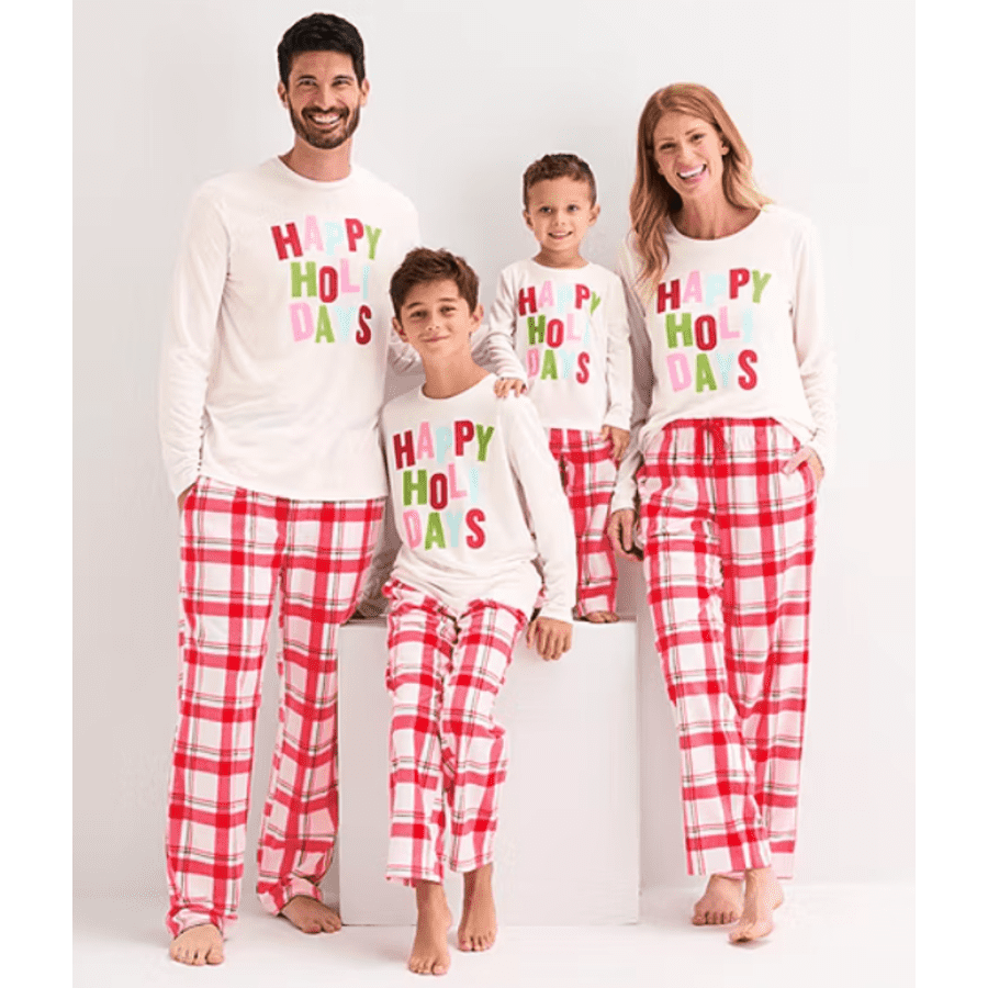 JCPenney Early Black Friday Matching Family Pajama Deals: From $7.99