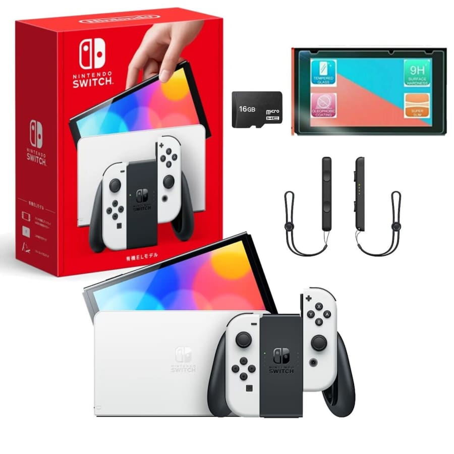 Refurb Nintendo Switch OLED White Console w/ Screen Protector and SD Card: $269 Refurb Nintendo Switch OLED White Console w/ Screen Protector and SD Card: $269
