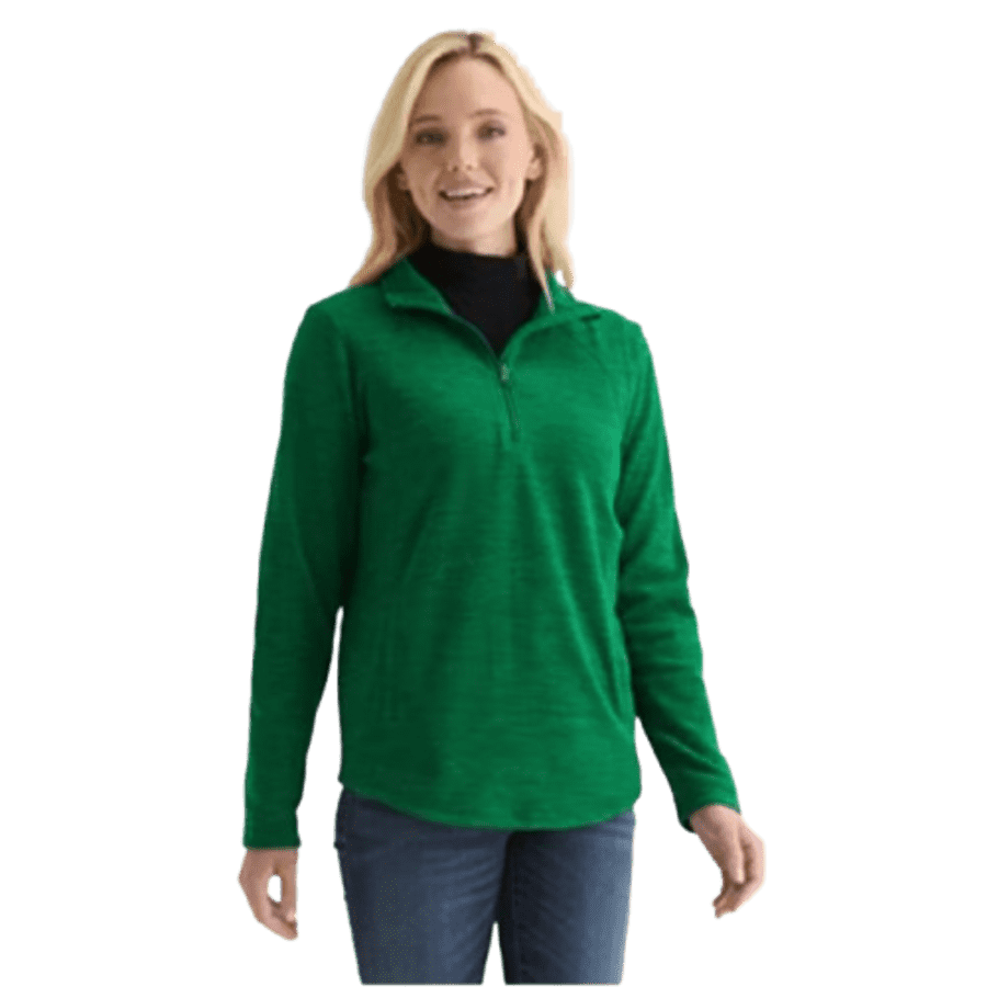 St. John's Bay Women's 1/4-Zip Polar Fleece Pullover at JCPenney: from $11
