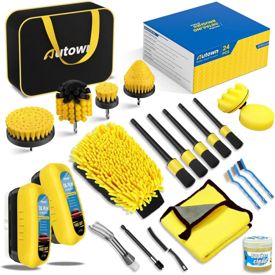 24-Piece Car Detailing Kit: $20