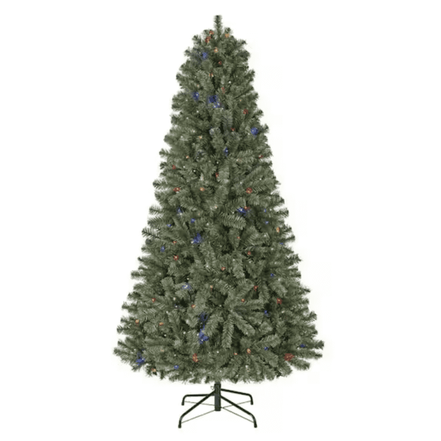 Home Accents Holiday 6.5ft Festive Pine LED Pre-Lit Artificial Christmas Tree: $50 Home Accents Holiday 6.5ft Festive Pine LED Pre-Lit Artificial Christmas Tree: $50