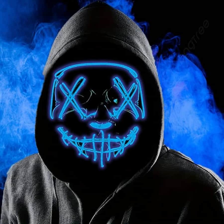 LED Halloween Mask: $8 LED Halloween Mask: $8