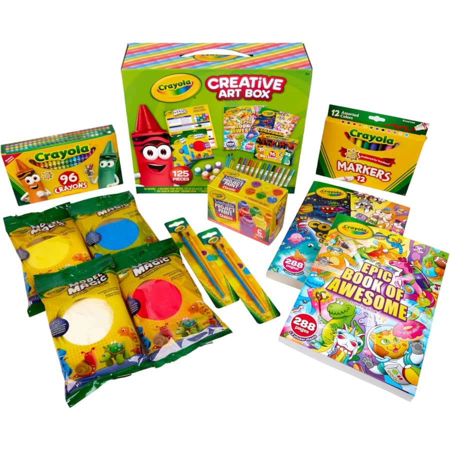 Crayola 125-Piece Creative Art Box: $29.99 Crayola 125-Piece Creative Art Box: $29.99