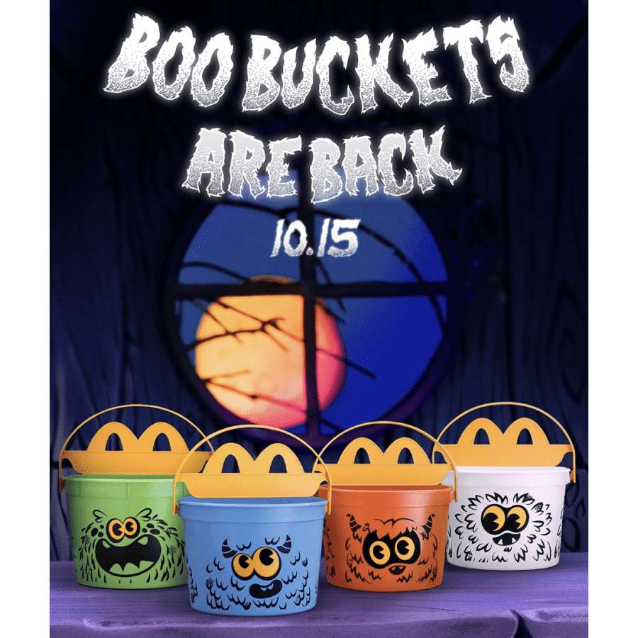 McDonald's Boo Buckets: Now Available McDonald's Boo Buckets: Now Available