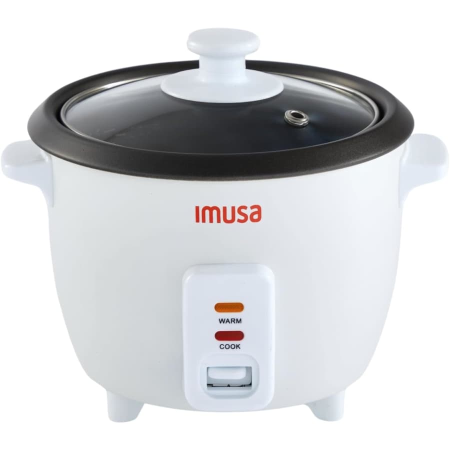 Imusa Electric 3-Cup Non-Stick Rice Cooker: $15 Imusa Electric 3-Cup Non-Stick Rice Cooker: $15