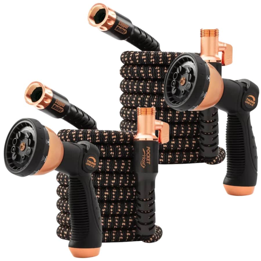 Pocket Hose Copper Bullet 50-Foot Hose 2-Pack: $40 Pocket Hose Copper Bullet 50-Foot Hose 2-Pack: $40