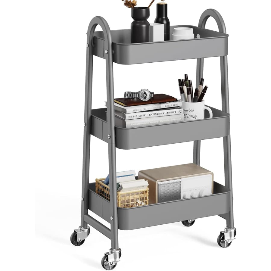Olixis 3-Tier Rolling Utility Cart: $19.98