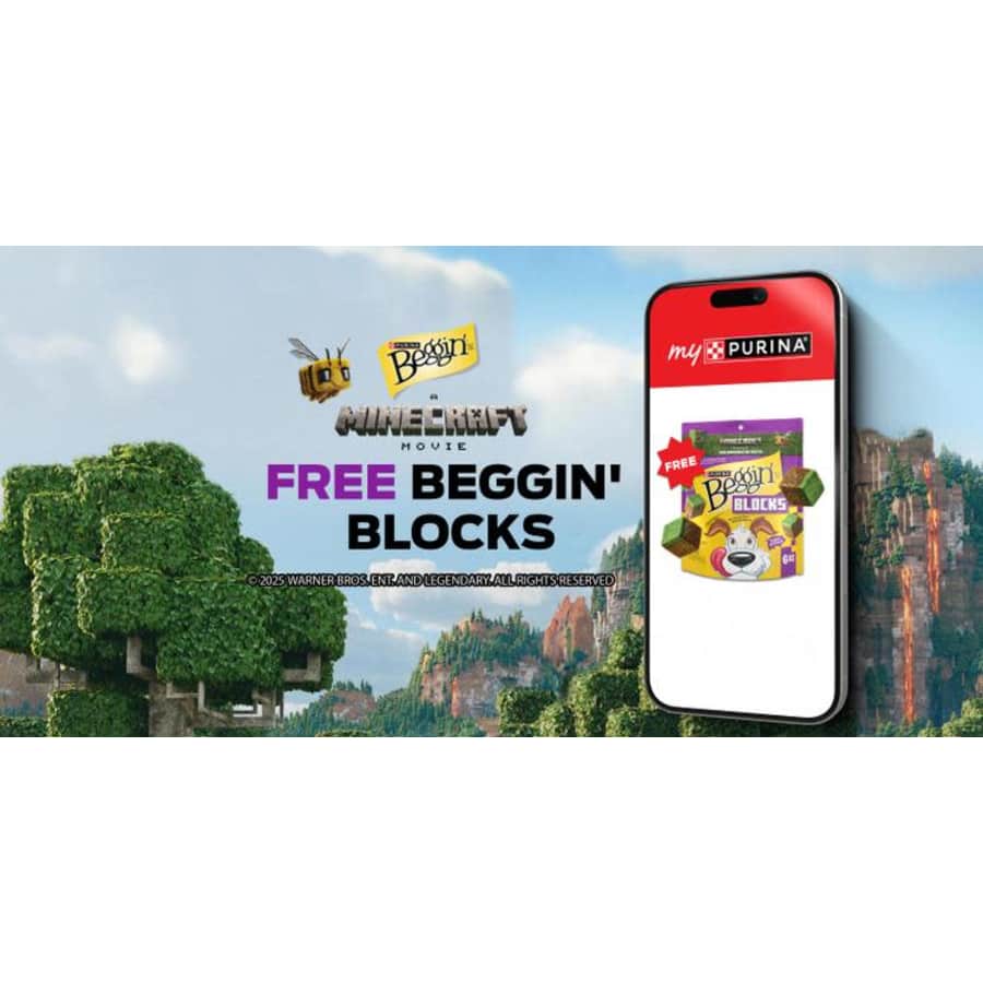 Minecraft Beggin' Blocks 6-oz. Pack for Dogs: Free w/ app sign up Minecraft Beggin' Blocks 6-oz. Pack for Dogs: Free w/ app sign up