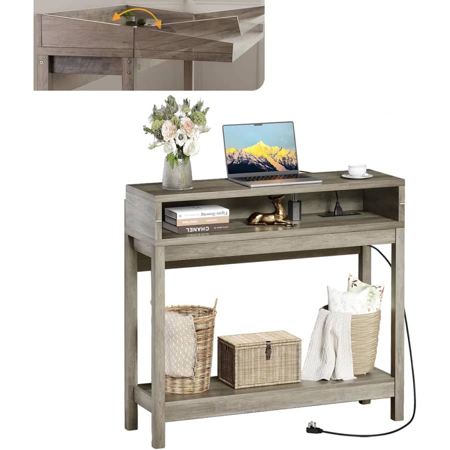 Redayfur 38" Foldable Sofa Table: $49.99 Redayfur 38" Foldable Sofa Table: $49.99