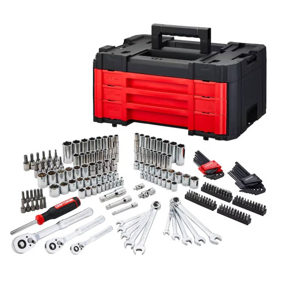 Craftsman Versastack 242-Piece SAE and Metric Mechanics Tool Set with Hard Case: $99 Craftsman Versastack 242-Piece SAE and Metric Mechanics Tool Set with Hard Case: $99
