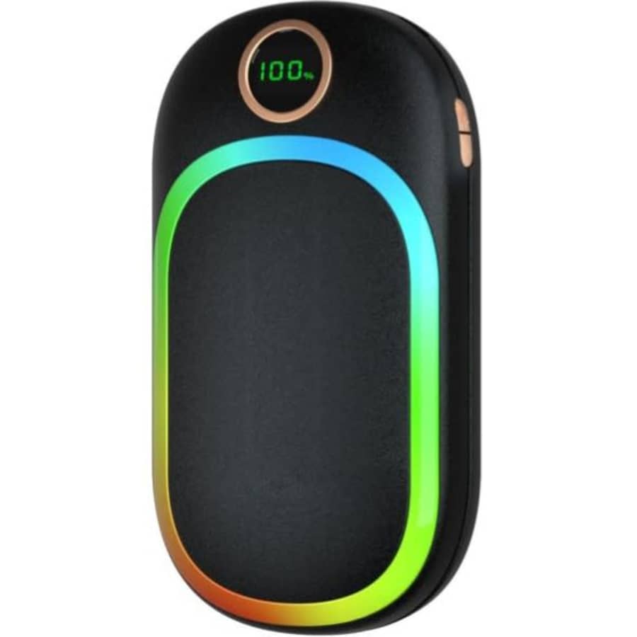 10,000mAh 3-in-1 Rechargeable Hand Wamer / Power Bank / Flashlight: $15 10,000mAh 3-in-1 Rechargeable Hand Wamer / Power Bank / Flashlight: $15