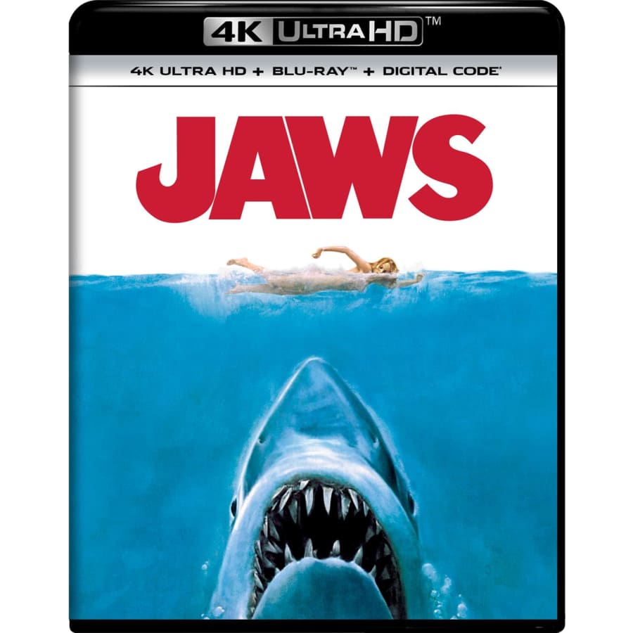 Jaws 4K UHD + Blu-ray + Digital: $11.99 Jaws 4K UHD + Blu-ray + Digital: $11.99