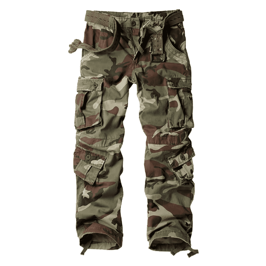 Men's 8-Pocket Convertible Cargo Pants / Shorts: $20