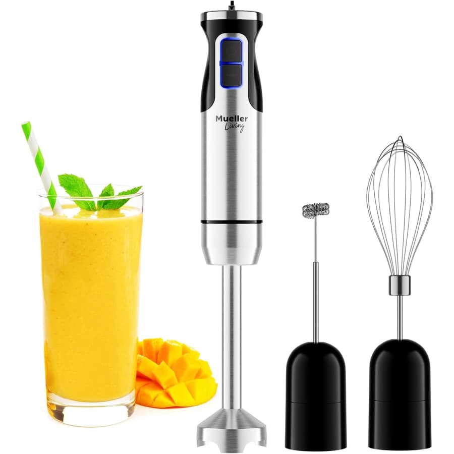 Mueller 8-Speed Immersion Blender 3 in 1: $24
