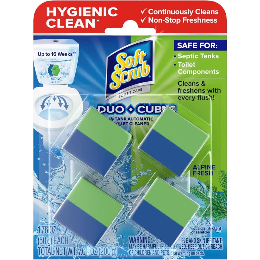 Soft Scrub in-Tank Toilet Cleaner Duo-Cubes 4-Count: $3.58 via Sub & Save