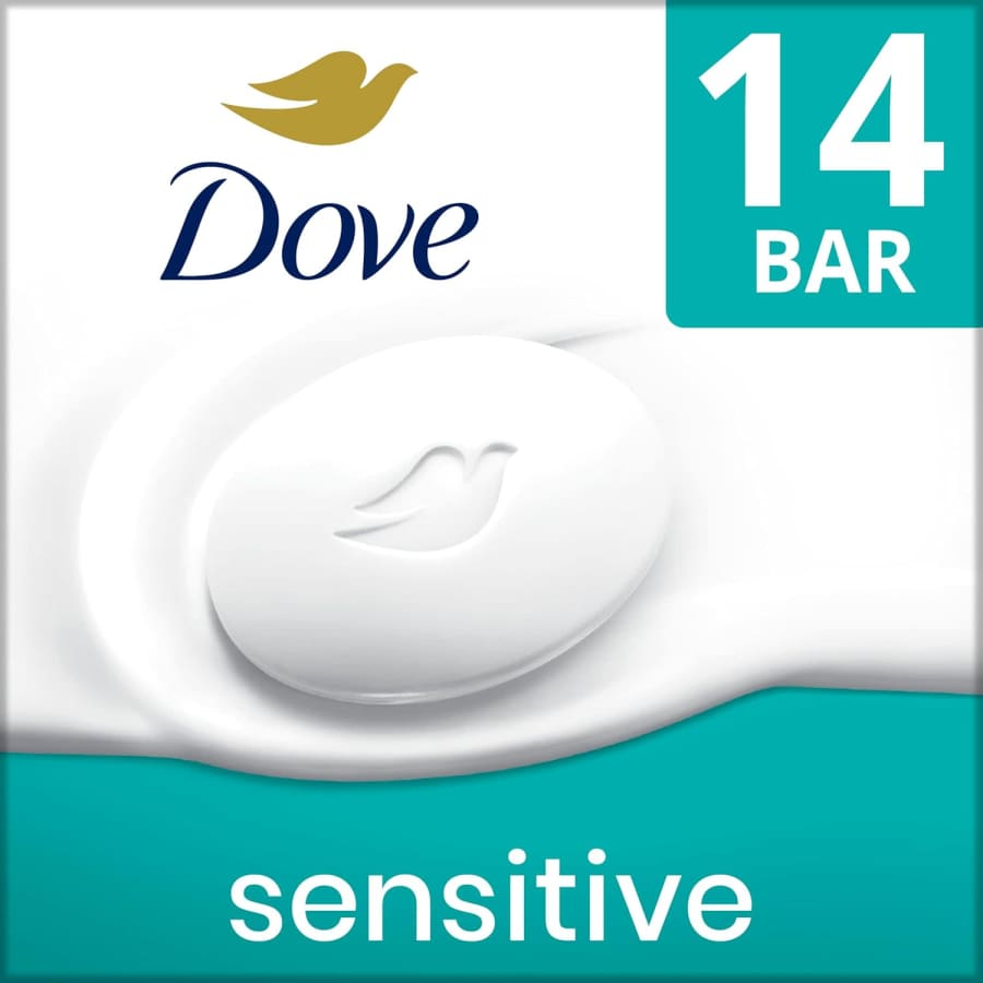 Dove Sensitive Skin 3.75-oz. Beauty Bar 14-Pack: $10 via Sub. & Save Dove Sensitive Skin 3.75-oz. Beauty Bar 14-Pack: $10 via Sub. & Save