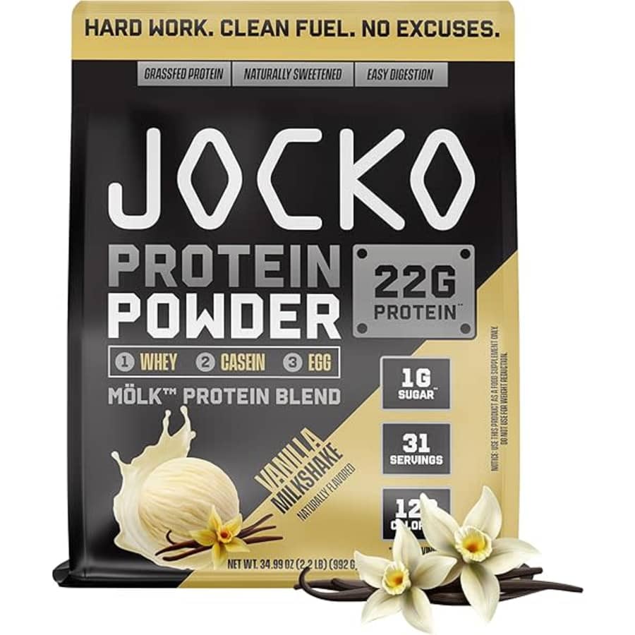 Jocko Fuel Molk Whey Protein Powder 2.2-lbs.: $28 w/ subscribe and save Jocko Fuel Molk Whey Protein Powder 2.2-lbs.: $28 w/ subscribe and save