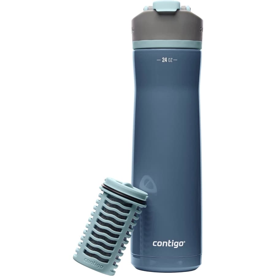 Contigo Clybourn Chill Stainless Steel FreeFlow Filter 24-oz. Water Bottle w/ Autoseal: $20