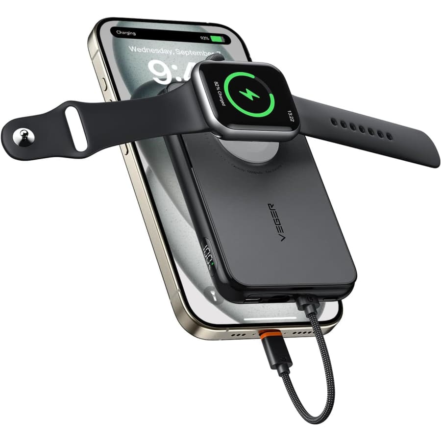 Veger 10,000mAh Mini Power Bank Battery Pack: $15