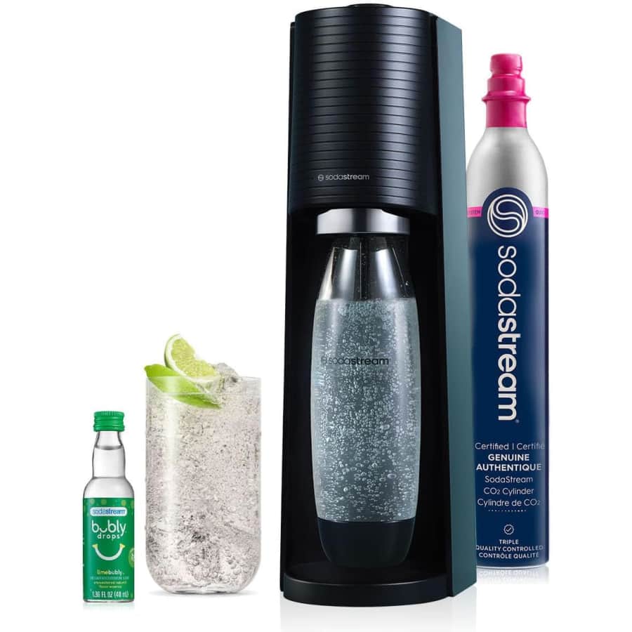 SodaStream Terra Sparkling Water Starter Kit: $60