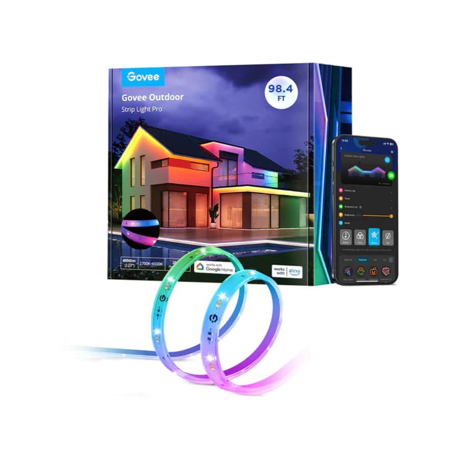 Govee RGBICWW Outdoor LED Strip Lights: $139.99