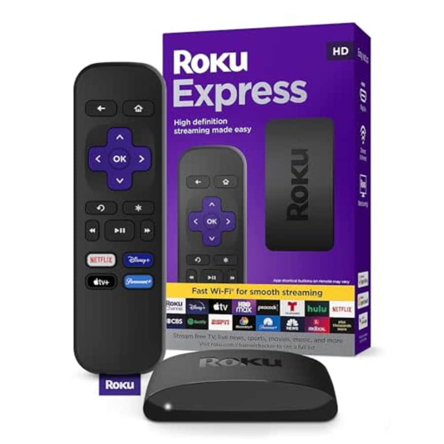 Roku Express HD Streaming Device: $17.99