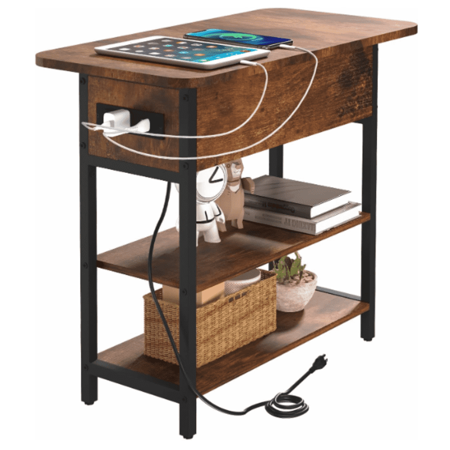 Yoobure End Table with Charging Station: $50