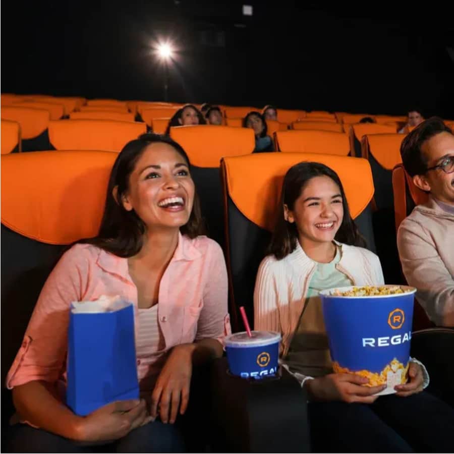 Regal Theaters Movie Tickets, Soft Drinks & Popcorn: $30 for 2 Regal Theaters Movie Tickets, Soft Drinks & Popcorn: $30 for 2