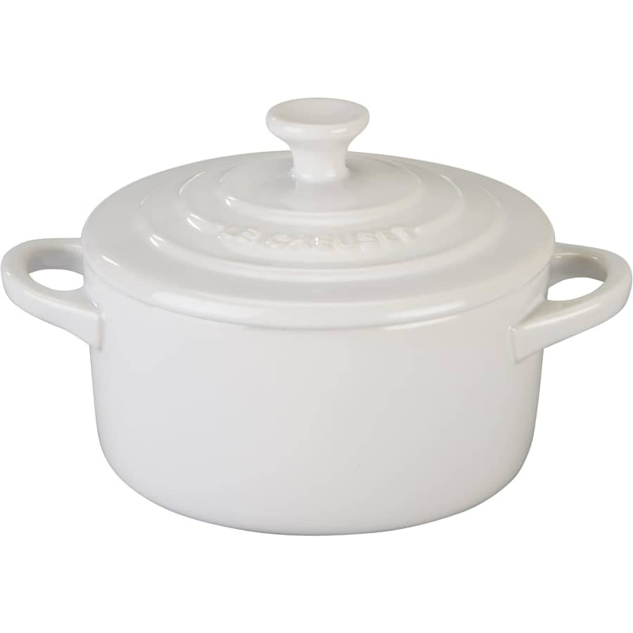 Le Creuset 8-oz. Stoneware Mini Round Cocotte: $22 Le Creuset 8-oz. Stoneware Mini Round Cocotte: $22